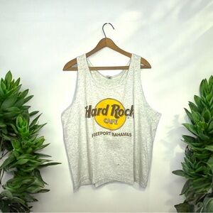 Single Stitch Vintage 90s Hard Rock Cafe Bahamas Graphic Muscle Tank T Shirt